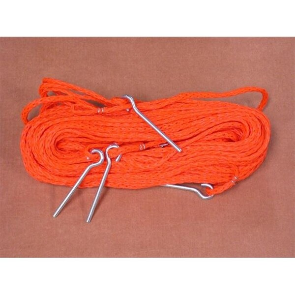 Home Court M8M25O 8 Meter Orange .25-inch rope Non-adjustable Grass Courtlines M8M25O - main